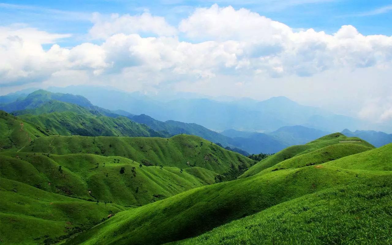 最爱那抹黄，深秋的武功山徒步之旅