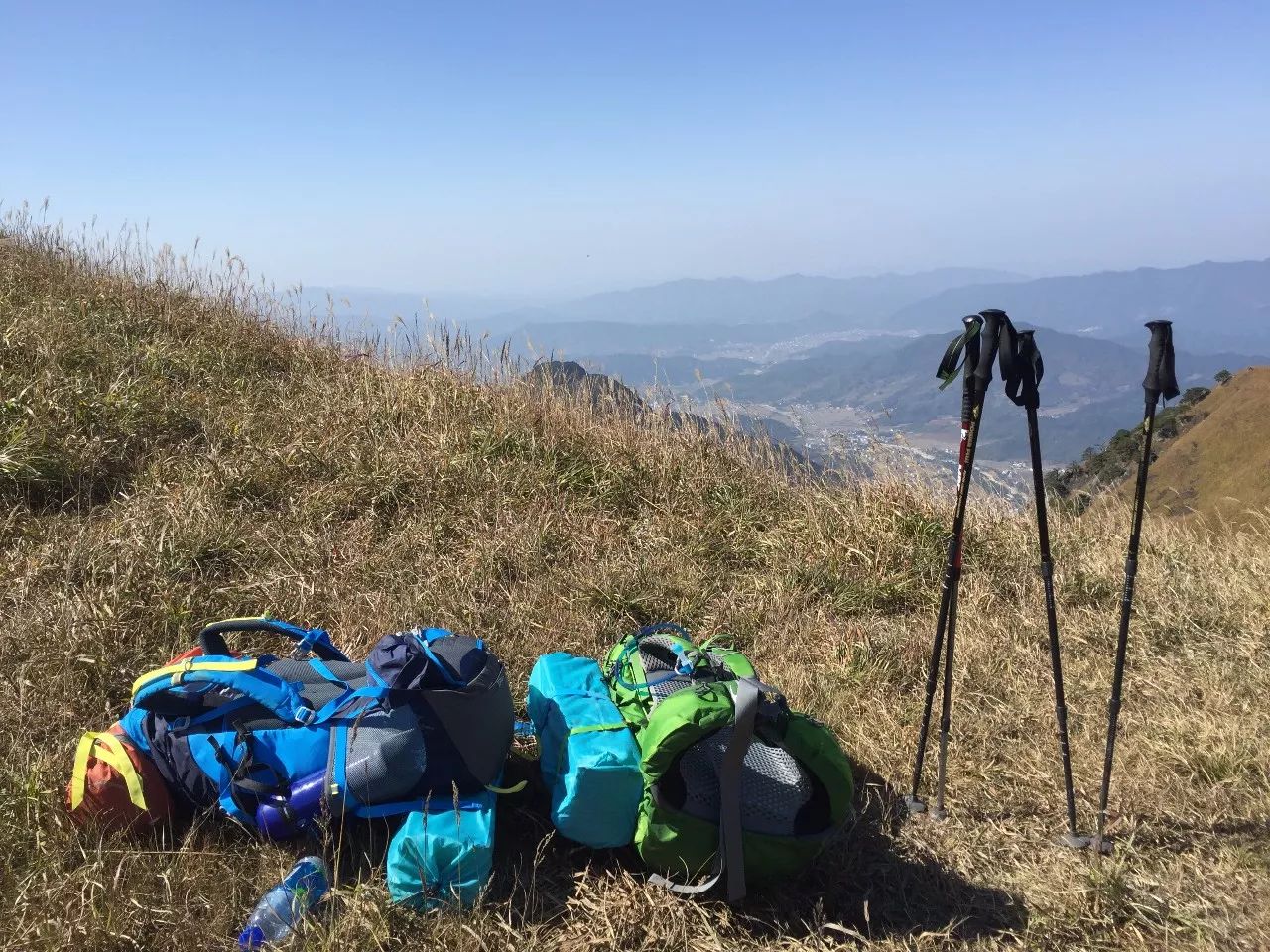 最爱那抹黄，深秋的武功山徒步之旅