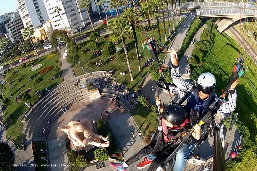 Notas de viaje a Perú [Un día en la playa de Miraflores en Lima]