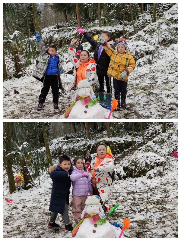 아무도 모르는 비밀스러운 곳에 살면서 안개가 자욱한 산에서 눈과 얼음 속을 하이킹하다