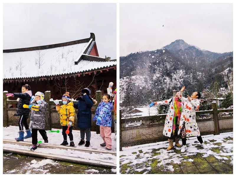 아무도 모르는 비밀스러운 곳에 살면서 안개가 자욱한 산에서 눈과 얼음 속을 하이킹하다