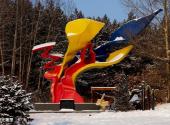 加格达奇北山公园旅游攻略 之 北极光雕塑