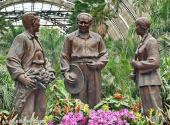 天津热带植物观光园旅游攻略 之 毛泽东参观热带植物园塑像