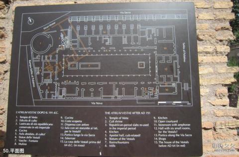 意大利罗马市旅游攻略 之 平面图