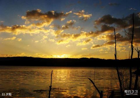 宜良阳宗海旅游攻略 之 夕阳