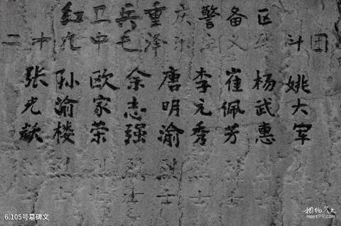 重庆红卫兵墓园旅游攻略 之 105号墓碑文