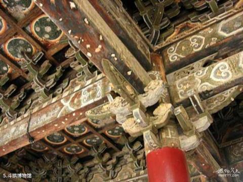 四川平武报恩寺旅游攻略 之 斗拱博物馆