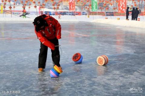 本溪东风湖冰雪大世界旅游攻略 之 冰上活动区