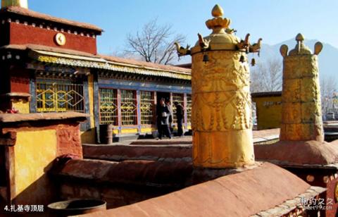 西藏扎基寺旅游攻略 之 扎基寺顶层