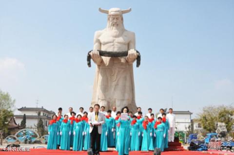 徐州潘安湖湿地公园旅游攻略 之 神农氏雕塑