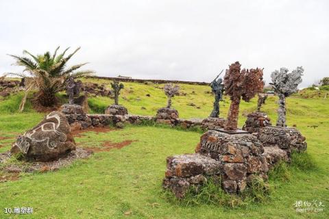 智利复活节岛旅游攻略 之 雕塑群