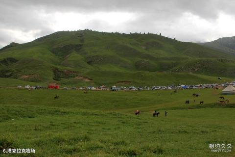 天山托木尔峰旅游攻略 之 塔克拉克牧场