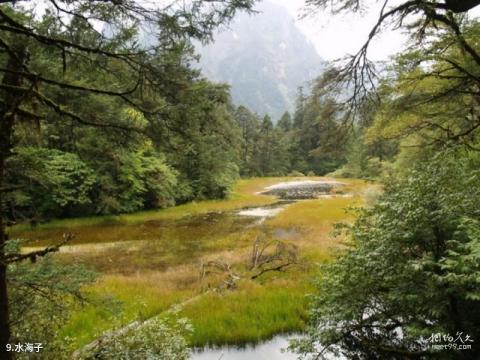 海螺沟冰川森林公园旅游攻略 之 水海子