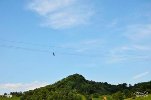 陕西关山草原风景名胜区旅游攻略 之 滑索