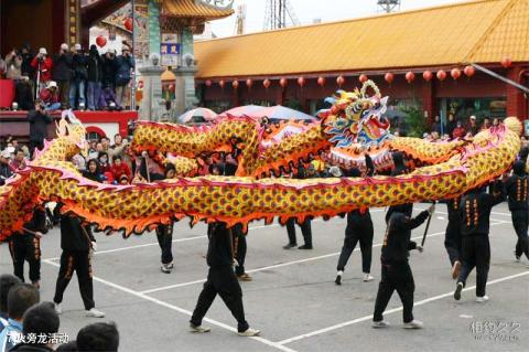 台湾苗栗玉清宫旅游攻略 之 火旁龙活动