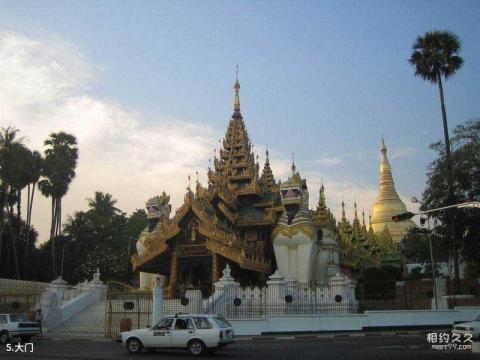 仰光大金寺旅游攻略 之 大门