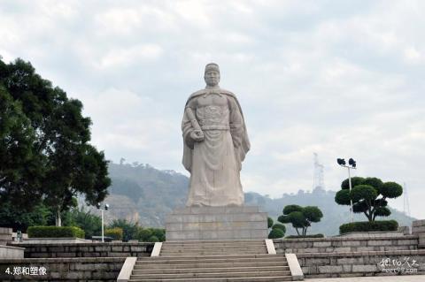 福州长乐郑和广场旅游攻略 之 郑和塑像