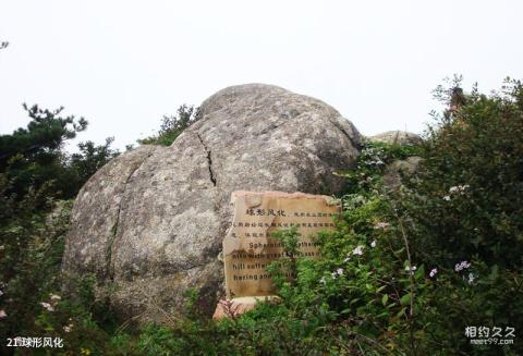 蓝田王顺山国家森林公园旅游攻略 之 球形风化