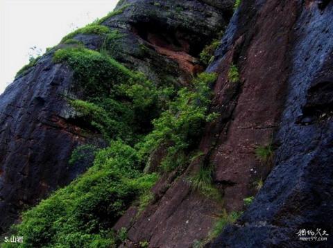 丽水白云山森林公园旅游攻略 之 山岩