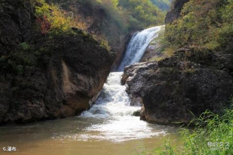 泾源胭脂峡旅游攻略 之 瀑布