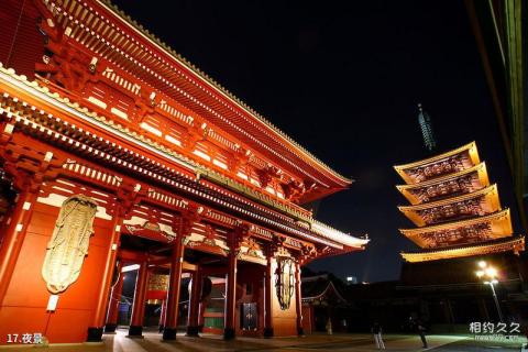 东京浅草寺旅游攻略 之 夜景