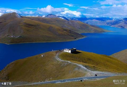 西藏羊卓雍措湖旅游攻略 之 桑丁寺