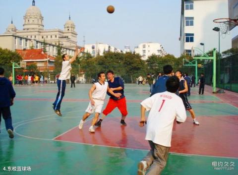 中国科学技术大学校园风光 之 东校蓝球场