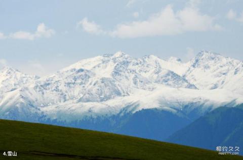 新疆喀拉峻草原旅游攻略 之 雪山