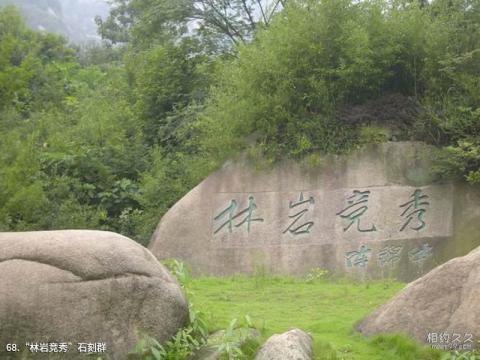 九华山风景名胜区旅游攻略 之 “林岩竞秀”石刻群