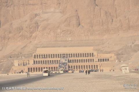 卢克索旅游攻略 之 哈采普苏特陵庙(TempleofQueenHatshepsut)