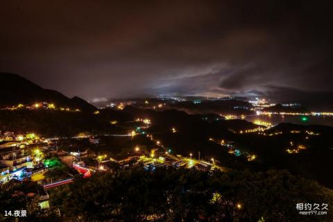 台湾九份老街旅游攻略 之 夜景