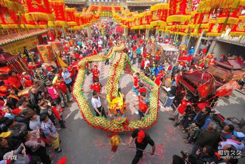 台湾鹿港天后宫旅游攻略 之 内埕