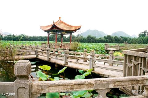 黔西南安龙招堤风景区旅游攻略 之 九曲桥