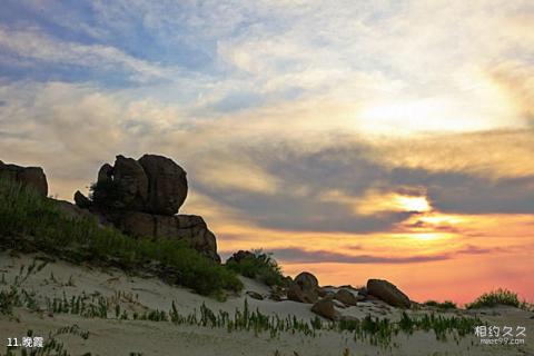 赤峰勃隆克沙漠旅游区旅游攻略 之 晚霞