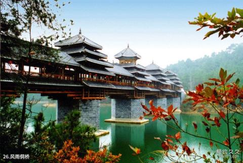 桂林乐满地主题乐园旅游攻略 之 风雨侗桥