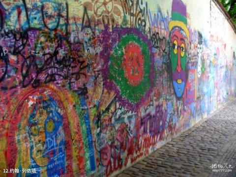捷克布拉格旅游攻略 之 约翰·列侬墙