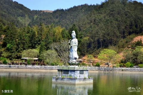 福州雪峰崇圣禅寺旅游攻略 之 放生池