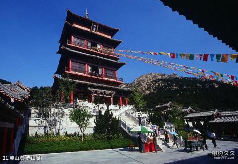 威海荣成赤山风景名胜区旅游攻略 之 赤山塔(赤山阁)