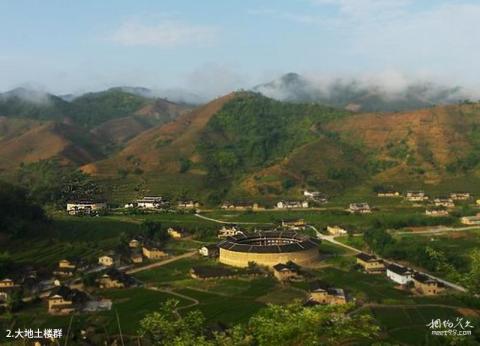 福建华安土楼旅游攻略 之 大地土楼群