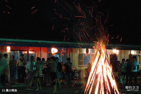 依兰巴兰河漂流旅游攻略 之 篝火晚会