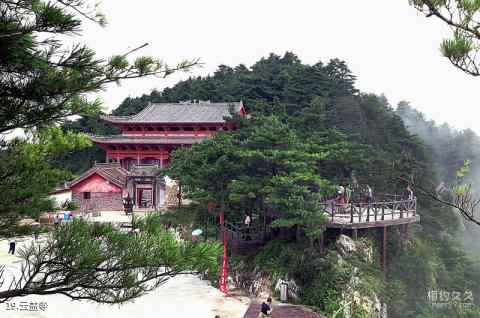 陕西商洛天竺山国家森林公园旅游攻略 之 云盖寺