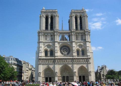 法国巴黎市旅游攻略 之 巴黎圣母院