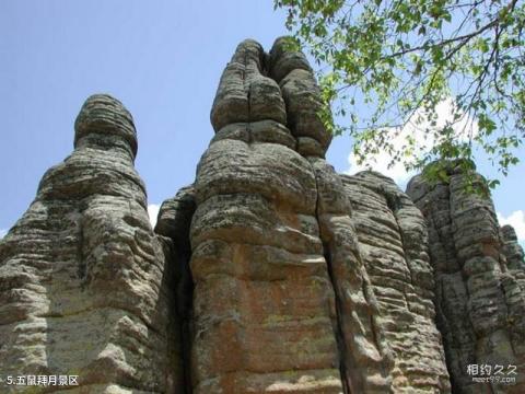 赤峰阿斯哈图花岗岩石林旅游攻略 之 五鼠拜月景区