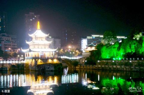 贵州甲秀楼旅游攻略 之 夜景