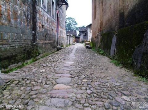 福建培田古村旅游攻略 之 鹅卵石巷道