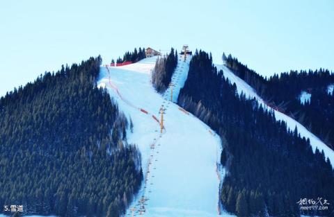 乌鲁木齐丝绸之路国际度假区旅游攻略 之 雪道