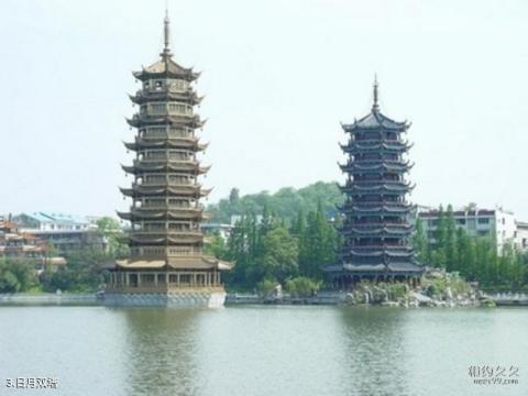 桂林两江四湖旅游攻略 之 日月双塔