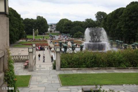 奥斯陆维格兰雕塑公园与博物馆旅游攻略 之 主轴线