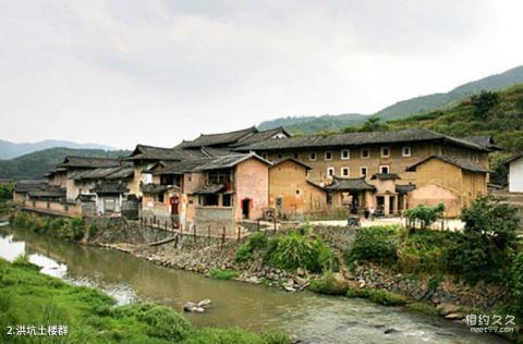 福建永定客家土楼旅游攻略 之 洪坑土楼群