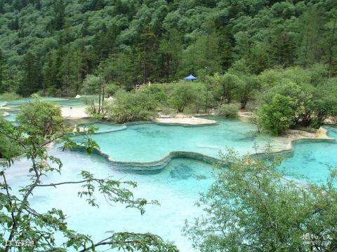 黄龙风景名胜区旅游攻略 之 五彩池